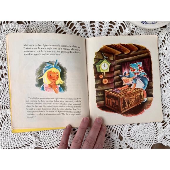 Rare 1945 Pandora Children's Book: Erika Weihs Illustrations, Vintage Nursery - Picture 5 of 8